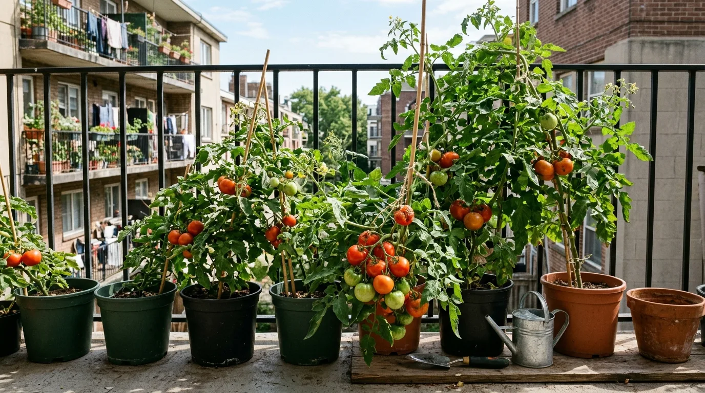 Tomaten auf dem Balkon anbauen: Sorten, Pflege und die häufigsten Fehler