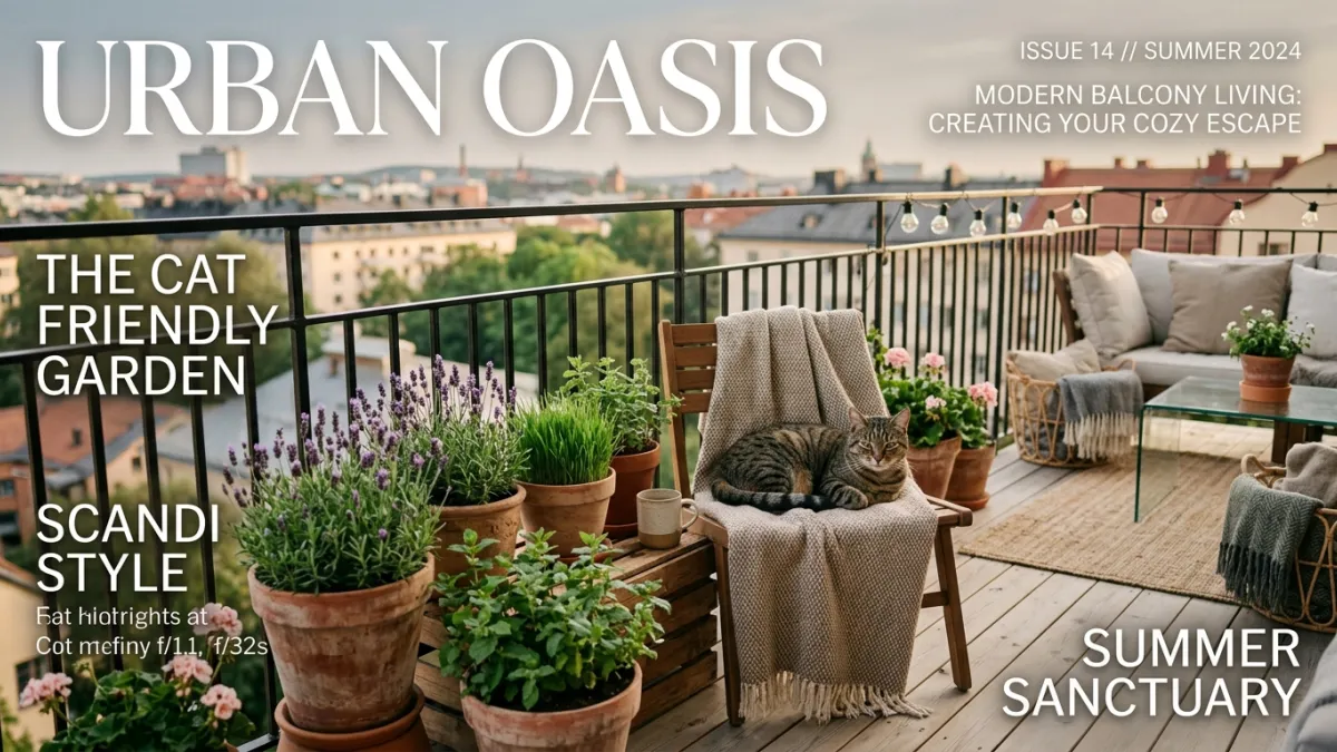 Welche katzenfreundlichen Balkonblumen passen zu meinem Balkon?