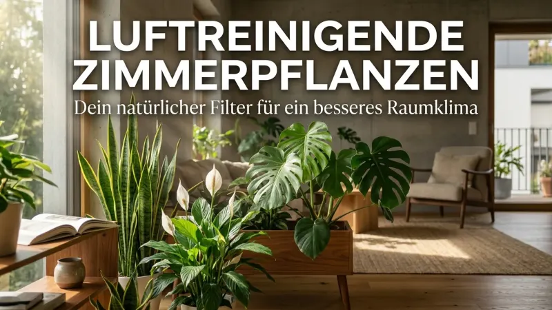 Luftreinigende Zimmerpflanzen: Dein natürlicher Filter für ein besseres Raumklima