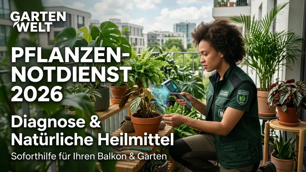 Pflanzen-Notdienst: Diagnose & natürliche Heilmittel für Balkonprobleme 2026