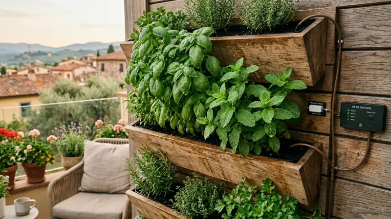 Vertikales Gärtnern: Maximiere deinen Balkon mit smarten Ideen & Systemen!