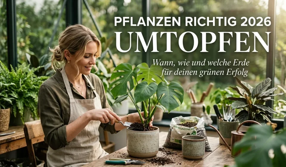 Pflanzen richtig umtopfen 2026: Wann, wie und welche Erde für deinen grünen Erfolg?